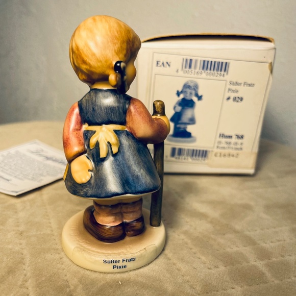 Goebel M.J. Hummel - Fratz Pixie Vintage Porcelain Figurine - Picture 3 of 4